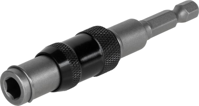 Rebel - Magnetische Bitverlenging - 1/4 HEX - Cr-V Staal - 20 Graden Regelbaar