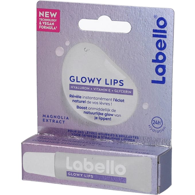 Labello Lippenbalsem Glowy Lips Tube - 10 ml