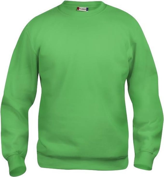 Basic roundneck grasgroen s