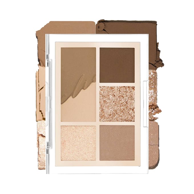 Clio, Pro Eye Palette Mini, 01 Mono Mood, 1 mini palette beige
