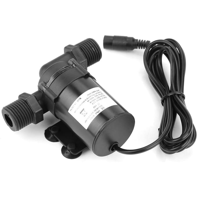 Mini DC Borstelloze Waterpomp voor Zonneboiler 12V 0‑80 celsius