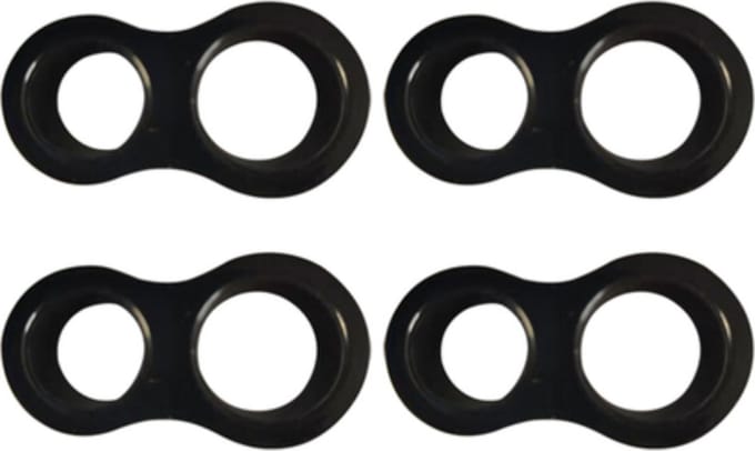 Deurklink Buffers - 10 stuks - Zwart - Stootdoppen - Muurbeschermers - Deurklink bescherming - Flexibele Deurstoppers
