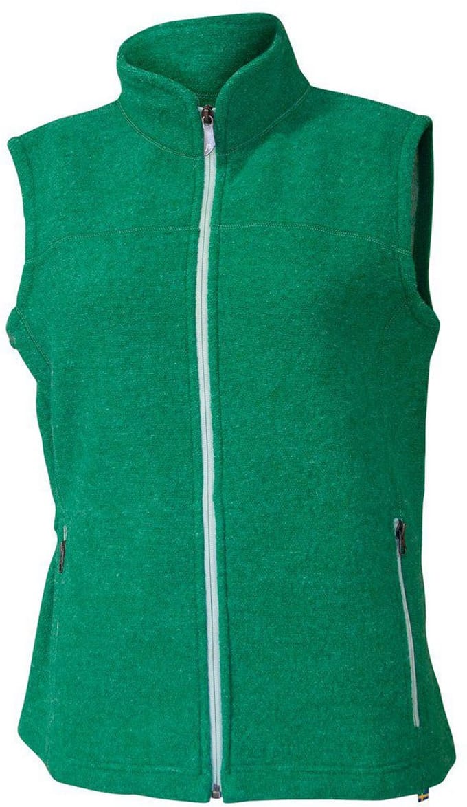 Ivanhoe dames wollen vest Beata Parakeet - Groen