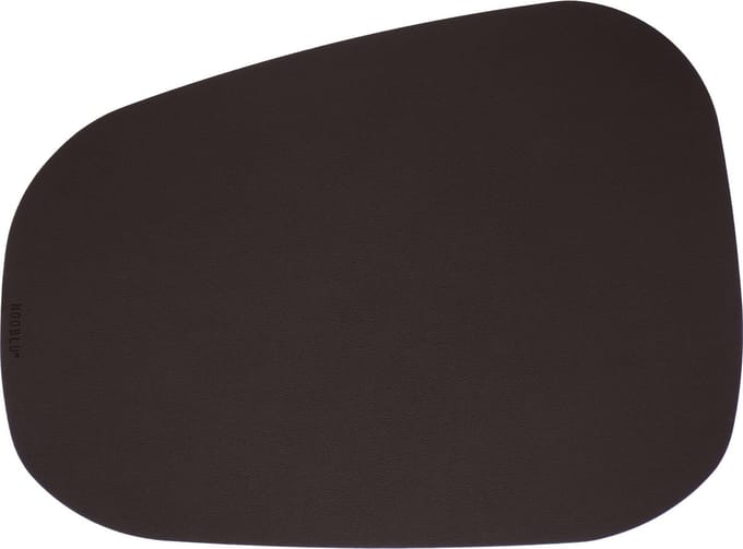NOOBLU Bureau onderlegger PEBL - Senso Chocolate brown - Classic 67 x 50 cm