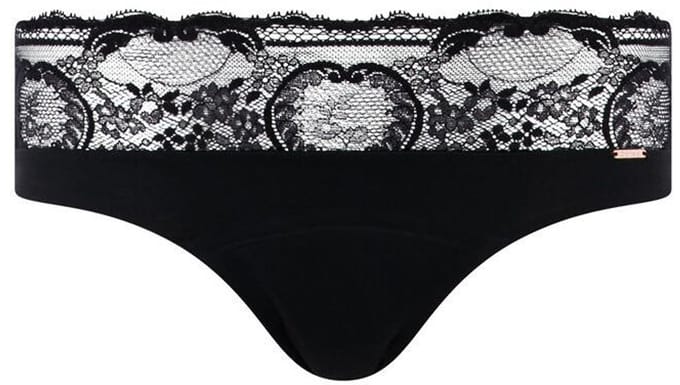 Chantelle Menstruatieslip C15L40 Zwart 34/XXS