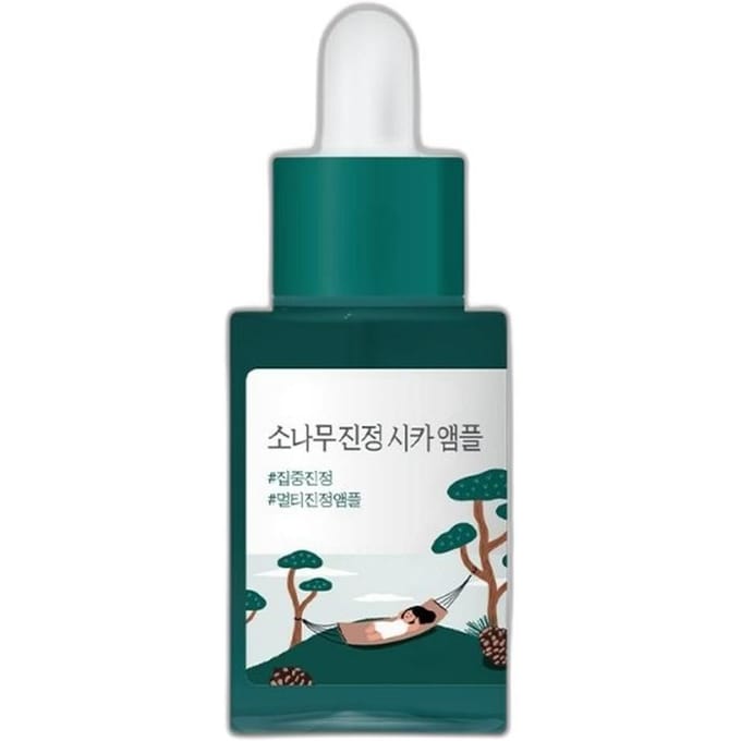 ROUND LAB Pine Calming Cica Ampoule Huiddichtheid 30ml blue