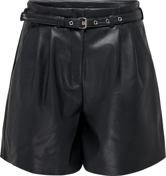 ONLY Short van synthetisch leer ONLHEIDI Mid waist Regular fit Short van synthetisch leer