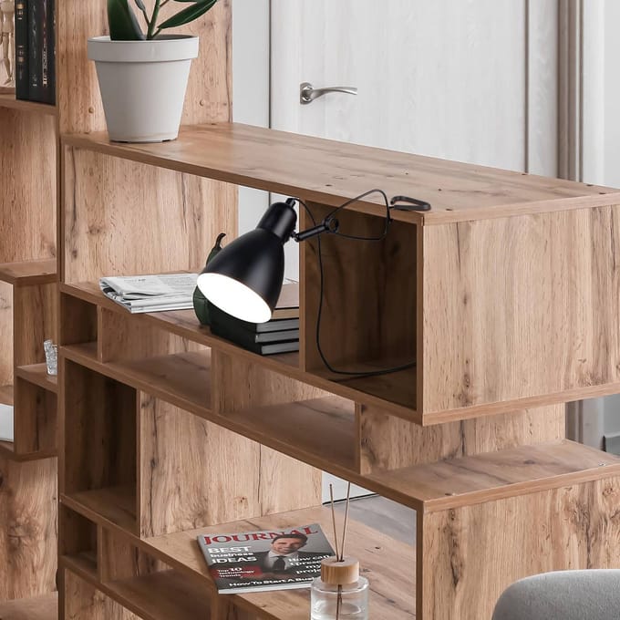 Näve Klemlamp Mara justeerbaar aansluitkabel, zwart