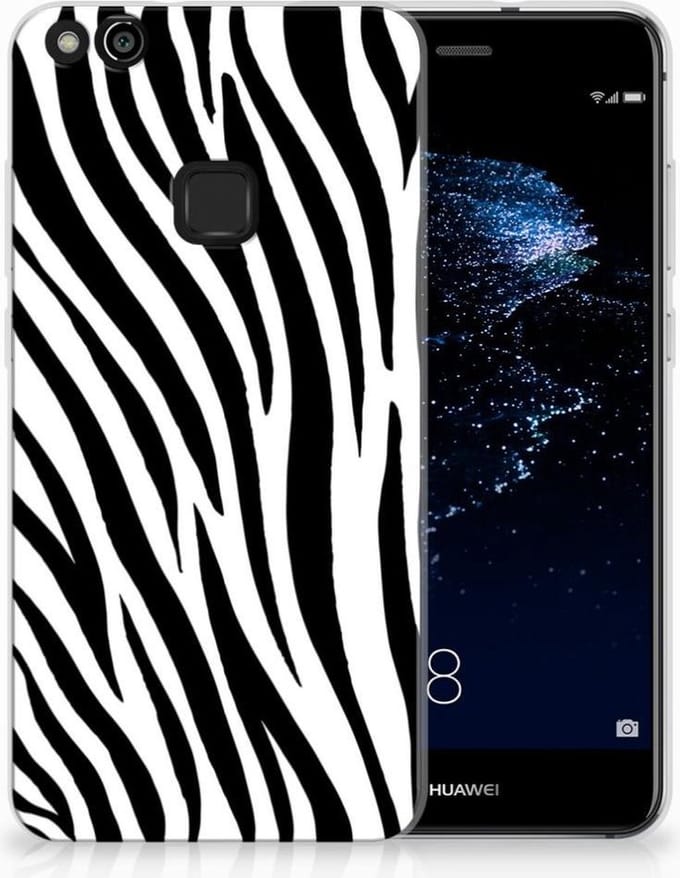 Huawei P10 Lite TPU Hoesje Zebra