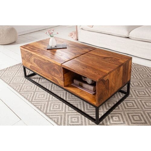 sheesham salontafel met lift