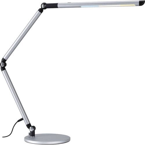 LED-bureaulamp 3-Step-Dim FlexBar White Switch 700lm 9,5W Zilver mat