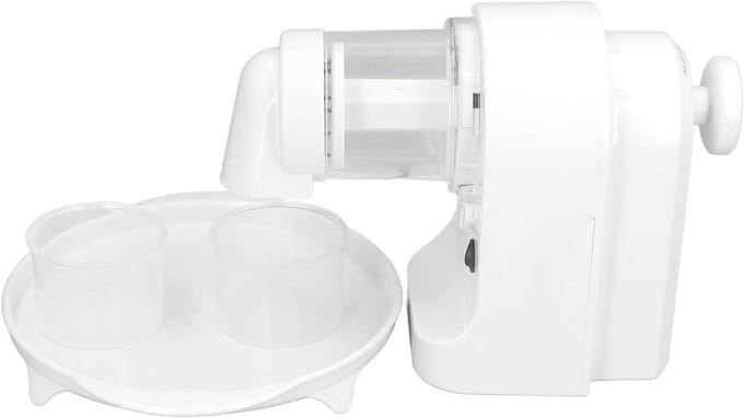 Elektrische IJscrusher - IJsmachine Schaafijs - Smoothies Maken - Draagbaar USB-Oplaadbaar - 2000 mAh - Wit