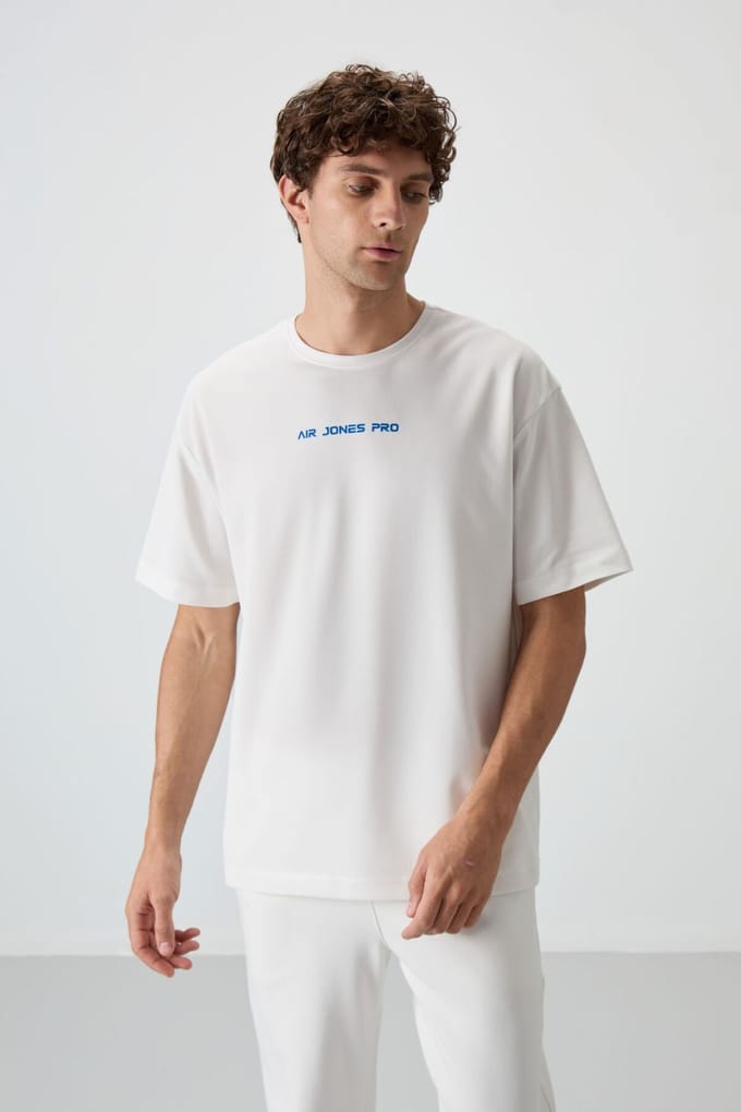 Oversized Geprinte Crew Neck T-shirt