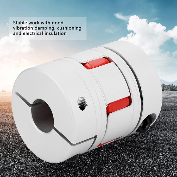 1 stuks D40 L50 Flexibele Klauwkoppeling CNC As Spider Stepper Motor Koppeling 14*14mm white