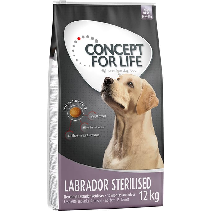 12kg Labrador Sterilised Concept for Life Hondenvoer