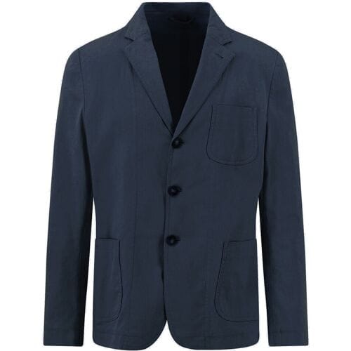 Fynch-Hatton Blazer Allover Herringbone Dark Navy / male