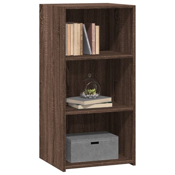 vidaXL - Dressoir - 45x41x93 - cm - bewerkt - hout - bruin - eikenkleurig