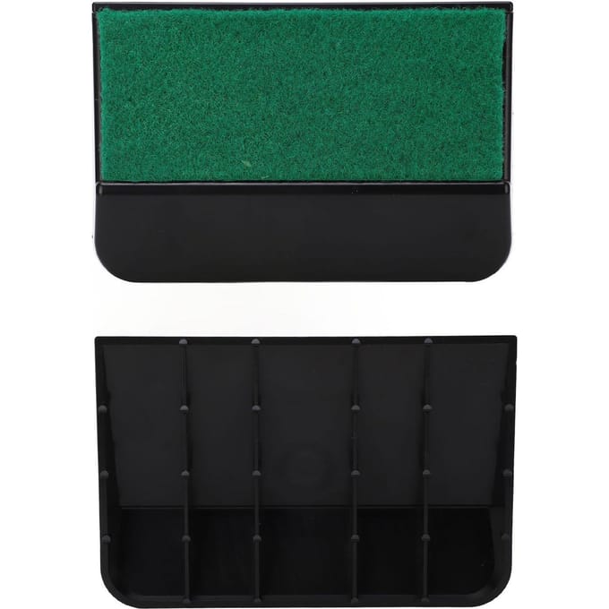 Golfswing Zwaartepunt Pedaal Coach Beenhouding Correctie Pedaal Golf Trainingshulp black