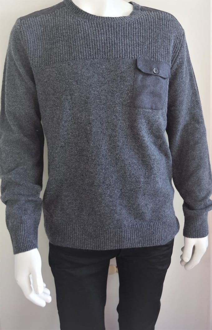 Hackett London Trui - Grijs - Maat XL