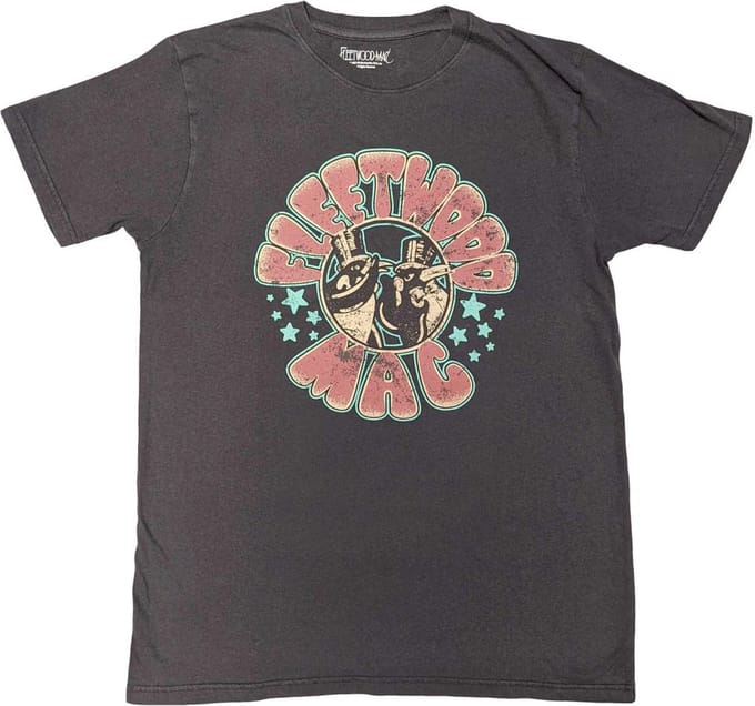 Fleetwood Mac - Stars & Penguins Heren T-shirt - M - Zwart