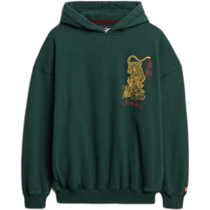 Dames Hoodie Oversized Superdry Tokyo Narrative