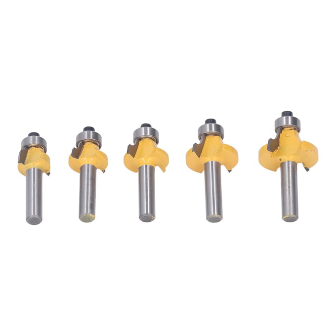 5 Stuks Afgeronde Overfrees 8mm Schacht Carbide Hoekafwerking Frees Houtbewerking Frees