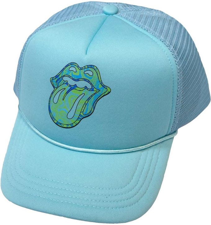 The Rolling Stones - Psychedelic Tongue Trucker pet - Blauw