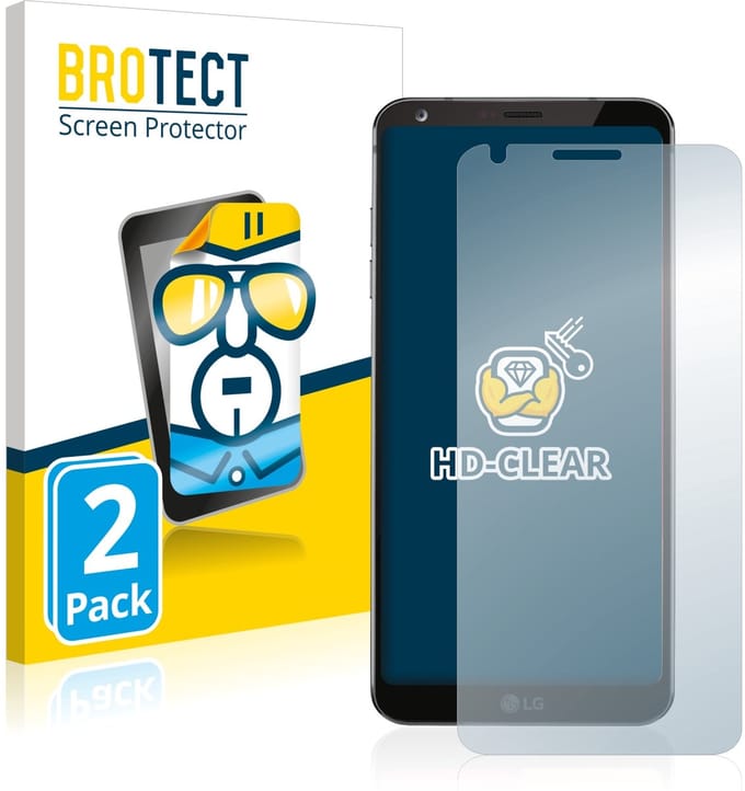BROTECT - Screenprotector voor LG G6 - Folie Beschermfolie transparant 2 Stuks