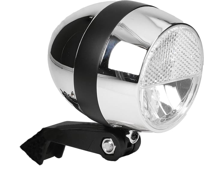 Fiets Cortina koplamp Amsterdam batterij chroom zwart
