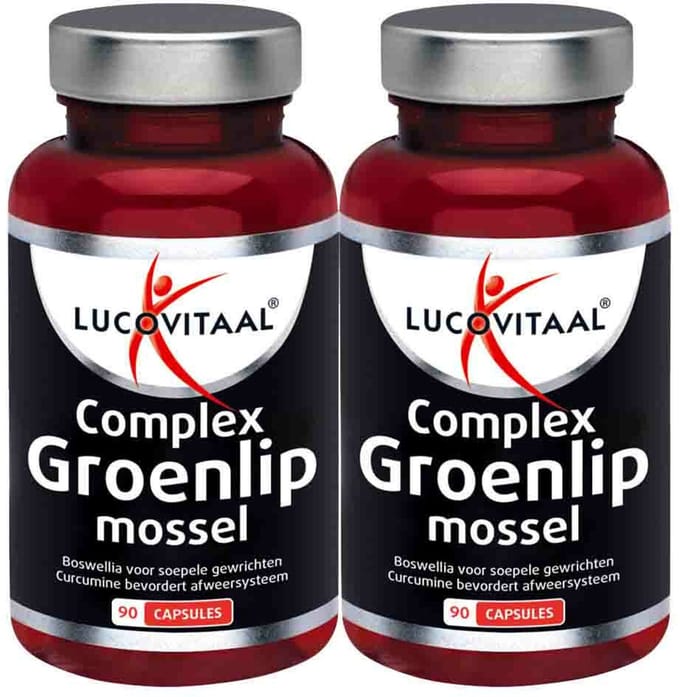 Lucovitaal - Complex Groenlipmossel - 2 x 90 capsules - Voordeelverpakking