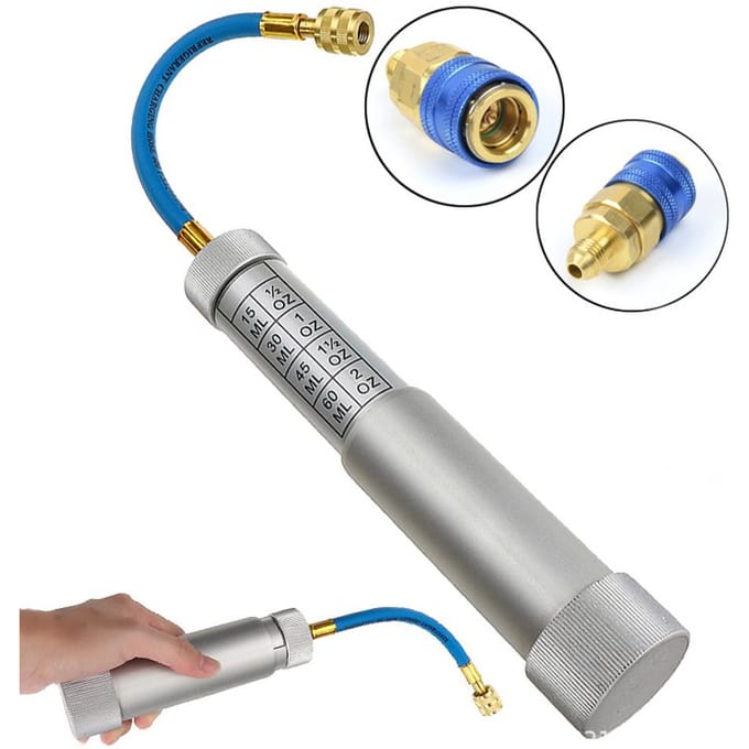 Vrouwelijke auto-interieuraccessoires Olieverfinjector AC-adapter Handdraaivuller Injectiegereedschap Auto veelkleurig