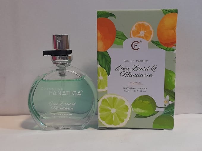 Cosmetica Fanatica parfum Lime Basil & Mandarin Eau de Parfum for women 15ml