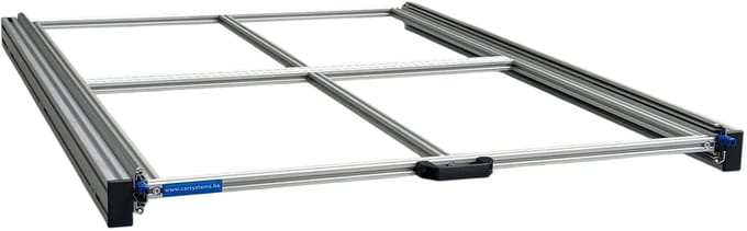 Schuifframe aluminium voor camper 120x80 cm