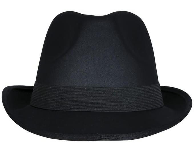 Al Capone Zwarte Gangsterhoed black