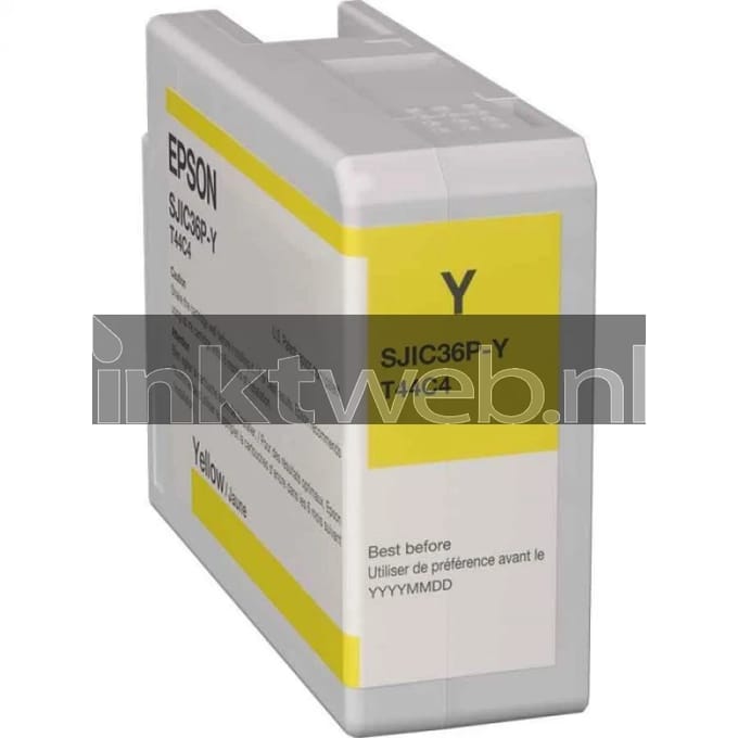 Epson SJIC36P(Y) - yellow - original - ink cartridge