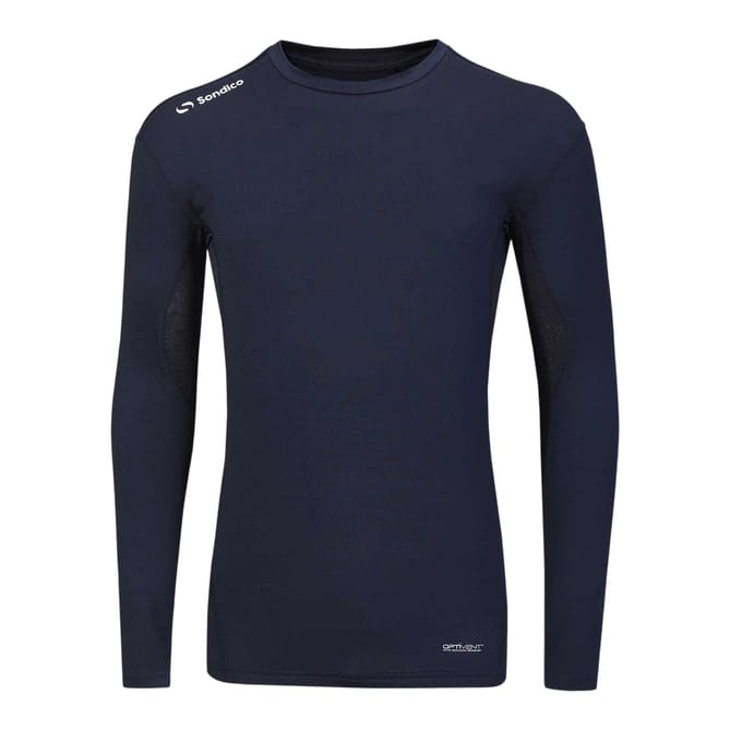 Sondico Heren Core Base Layer Top met lange mouwen (Marine)