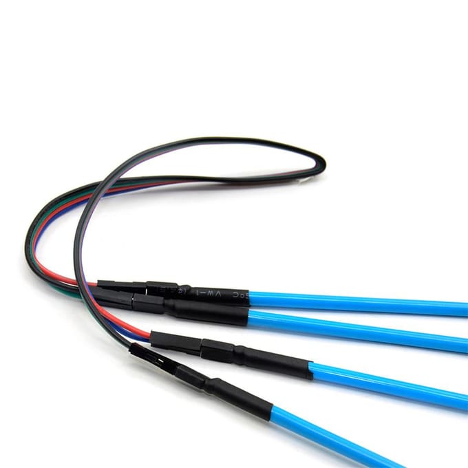 4 stuks/set LED BDM Frame Probe Pennen met aansluitkabels voor KTAG KESS FGTECH black