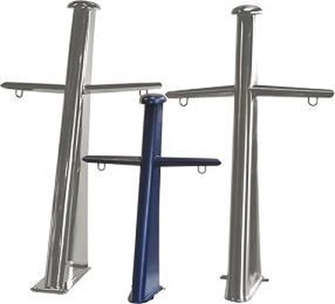 RVS Mast 160 cm - matte uitvoering