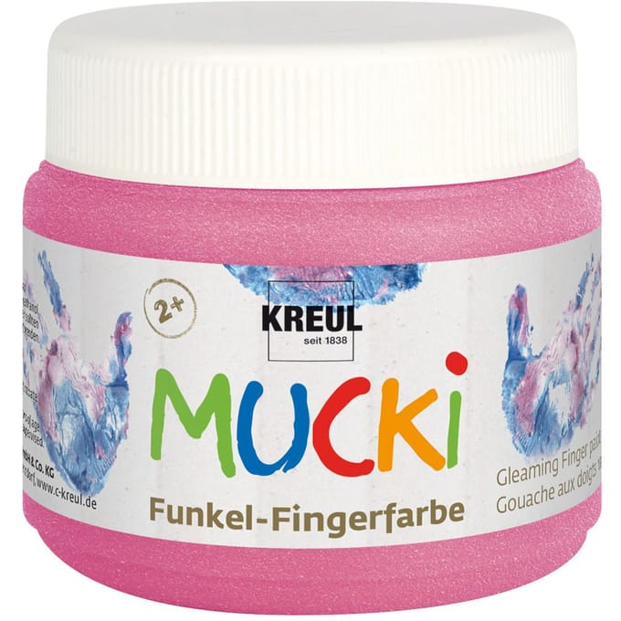 MUCKI Sparkle-Vingerverf - Feeënstof Roze