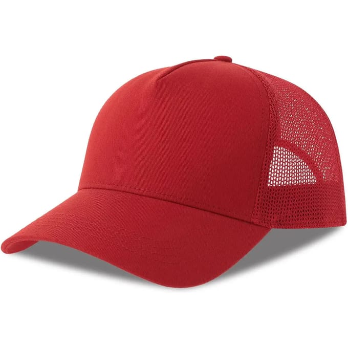 Atlantis Headwear Rapper Cotton-S Cap AT535 - RED/RED - One size