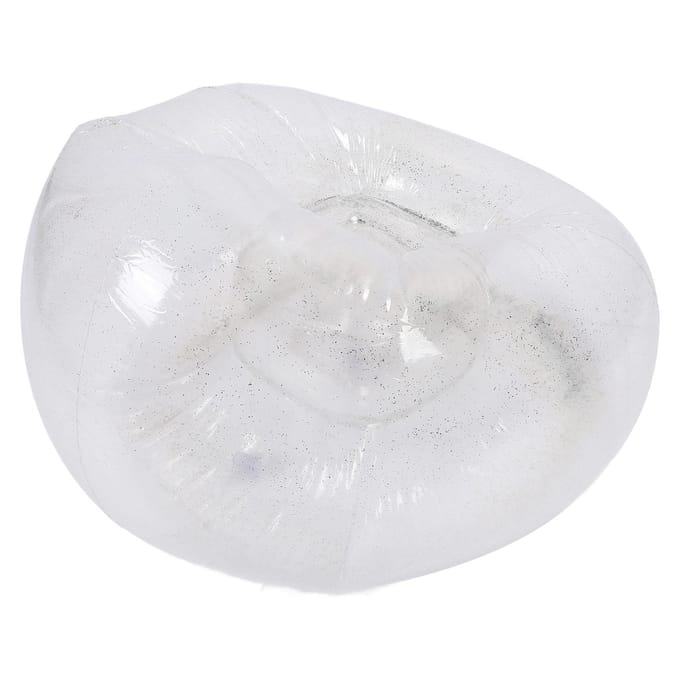 Opblaasbare Stoel Comfortabel Ontspannend Transparant Ergonomisch Ruimtebesparend PVC Opblaasbank Stoel