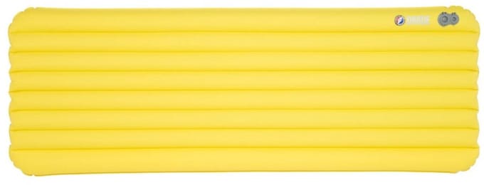 Big Agnes Divide - Slaapmat Yellow Wide regular - 25" x 72"