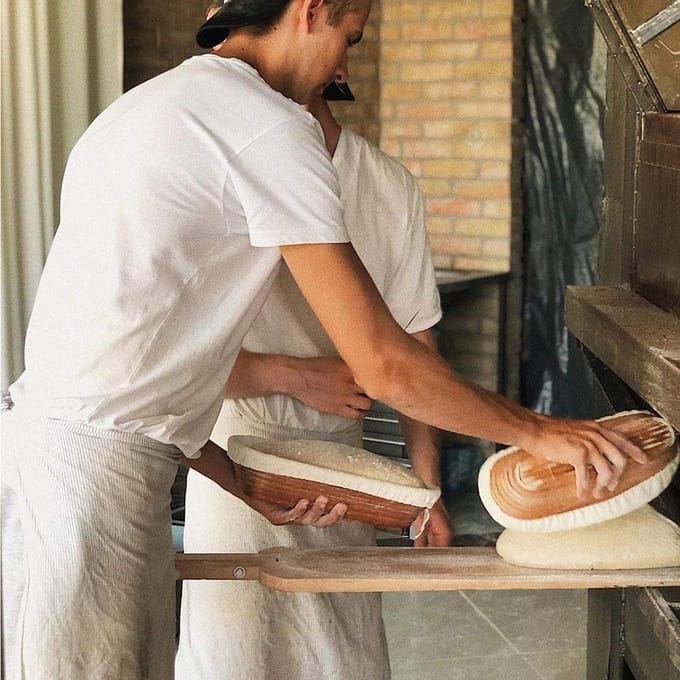 Paniers de fermentation ovales en rotin pour pain 15cm