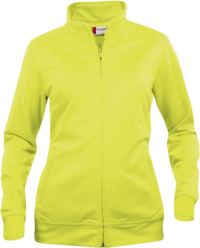 Clique Basic Cardigan Women 021039 - Signaal-geel - M