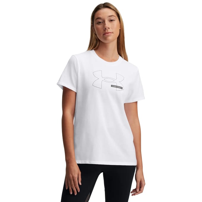 Dames-T-shirt Under Armour Rival Outline