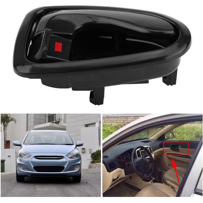 Auto Rechts Interieur Binnen Binnen Deurklink voor Hyundai Accent 2000 2006 black