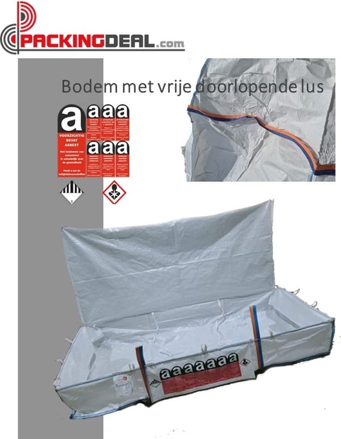 Platenzak afm 310x110x30cm met PE Binnenzak