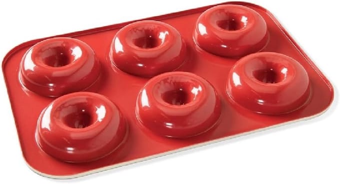 Bakvorm voor 6 Donut/Oliebollen - Ovenbestendig en Non-stick
