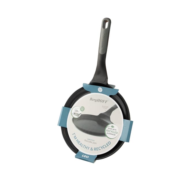 LEO Pannenkoekenpan antikleef Stone+ - Ø 25cm - Grijs - PFAS-vrij