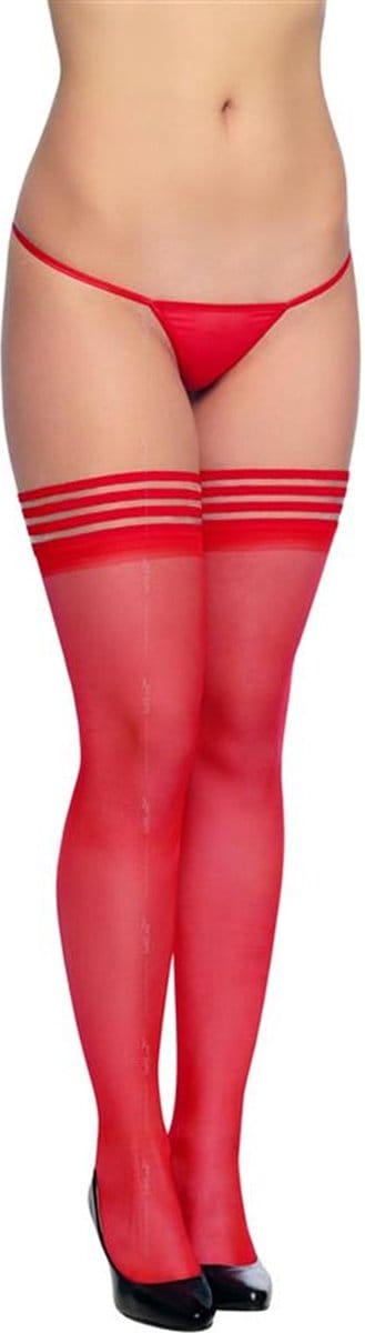 SoftLine- hold up kousen- rood M